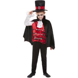 Vampier & Dracula Kostuum | Gruwelijke Graaf Dracula Maurice | Jongen | Small | Halloween | Verkleedkleding